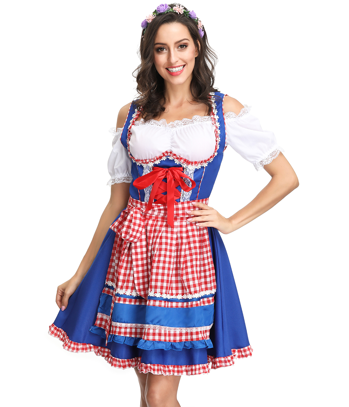 F1910-2 oktoberfest maid costume